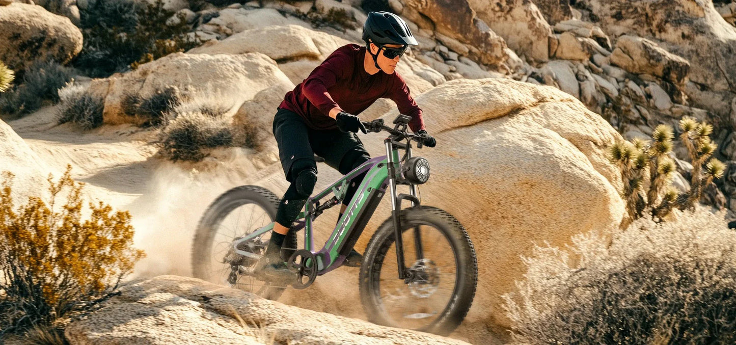DUOTTS E26 26" SUV Fat Tire Electric Mountain Bike 750W Motor 48V 20Ah Battery