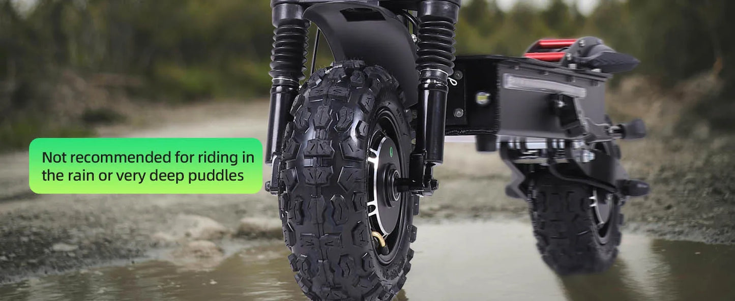 Portable Electric Scooter With 11'' Off Road Vacuum Tire,6000W 60V 38Ah High Power,Max Speed 80-85KMH,Dual Motor Drive E-scooter