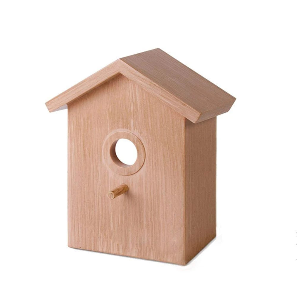 Pet Bird House Parakeet Nest Garden Tree Window Hanging Bird House Budgie Wood Breeding Box For Lovebirds Parrotlets Bird Nest