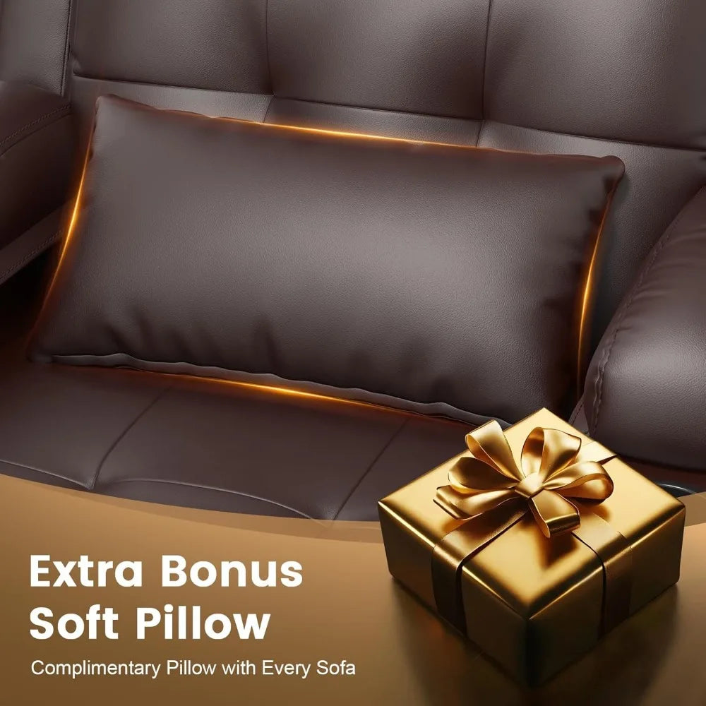 Heated Massage Recliner: Electric Power Home Theater Reclining Chair with Storage Pockets and Adjustable Lumbar Support Sofa