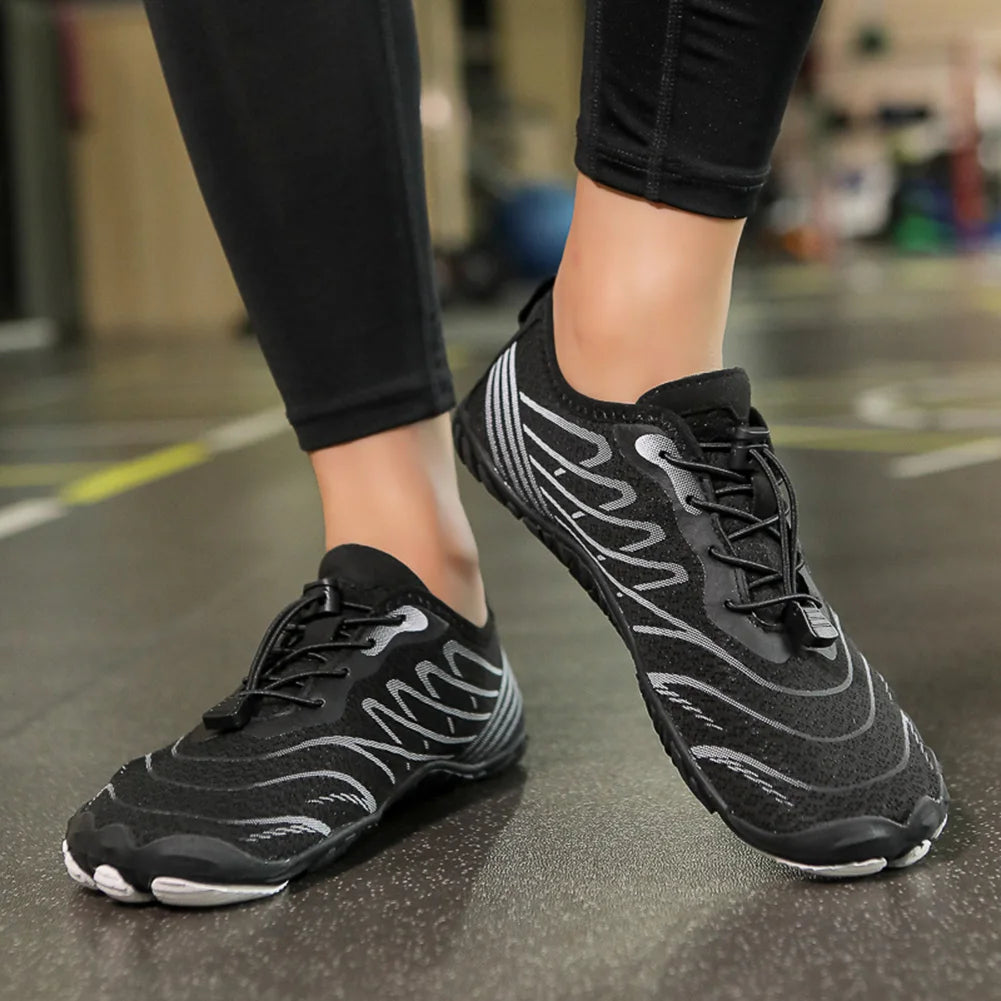 Grounding Shoes with Copper Breathable Aqua Shoes Non Slip Unisex Water Shoes Flexible Lightweight Barefoot Shoes for Men Women
