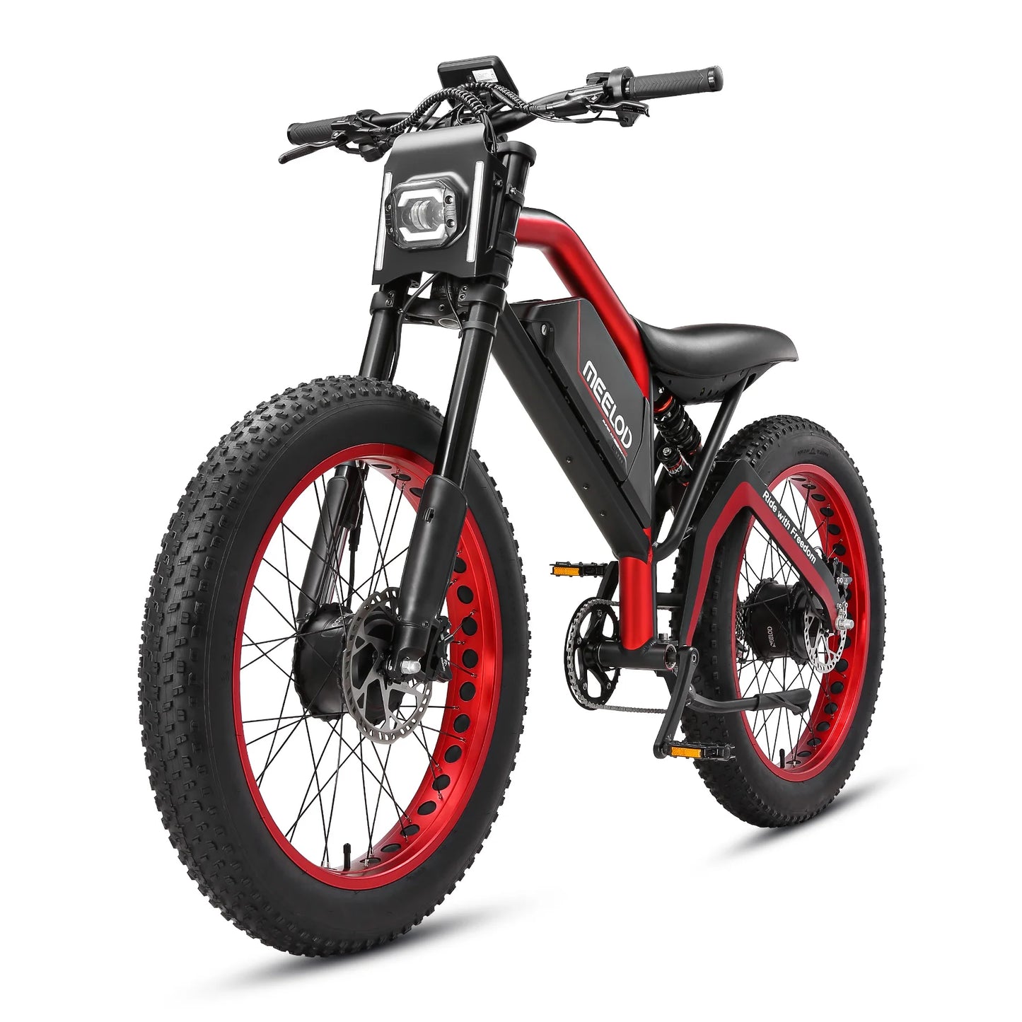 MEELOD XT600DL adult E-bike 1000W*2 52V25Ah battery commute Electric Bike,26-inch Fat Tire E-Mountain bike