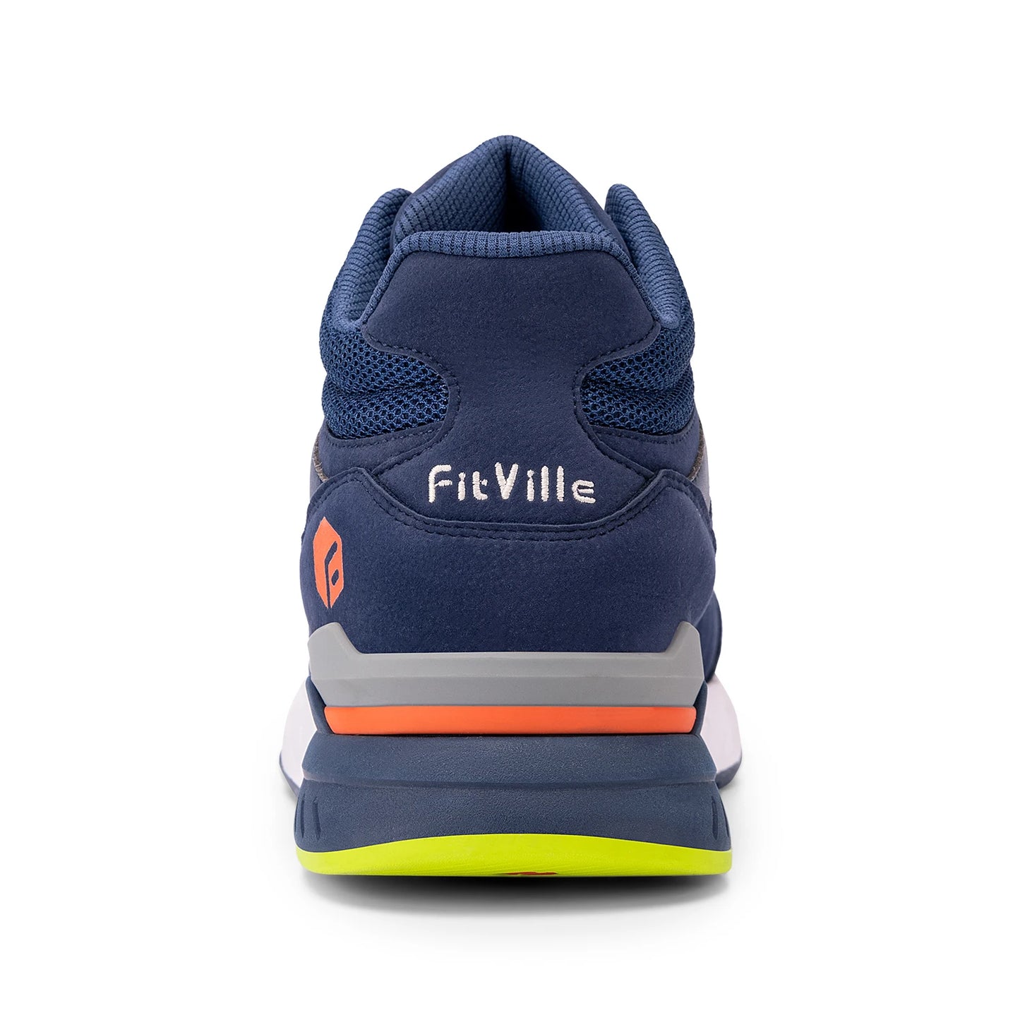 FitVille Men's High-Top Basketball Shoes Widened Lightweight Casual Sneakers Breathable For Male Swollen Feet Relieve Pain