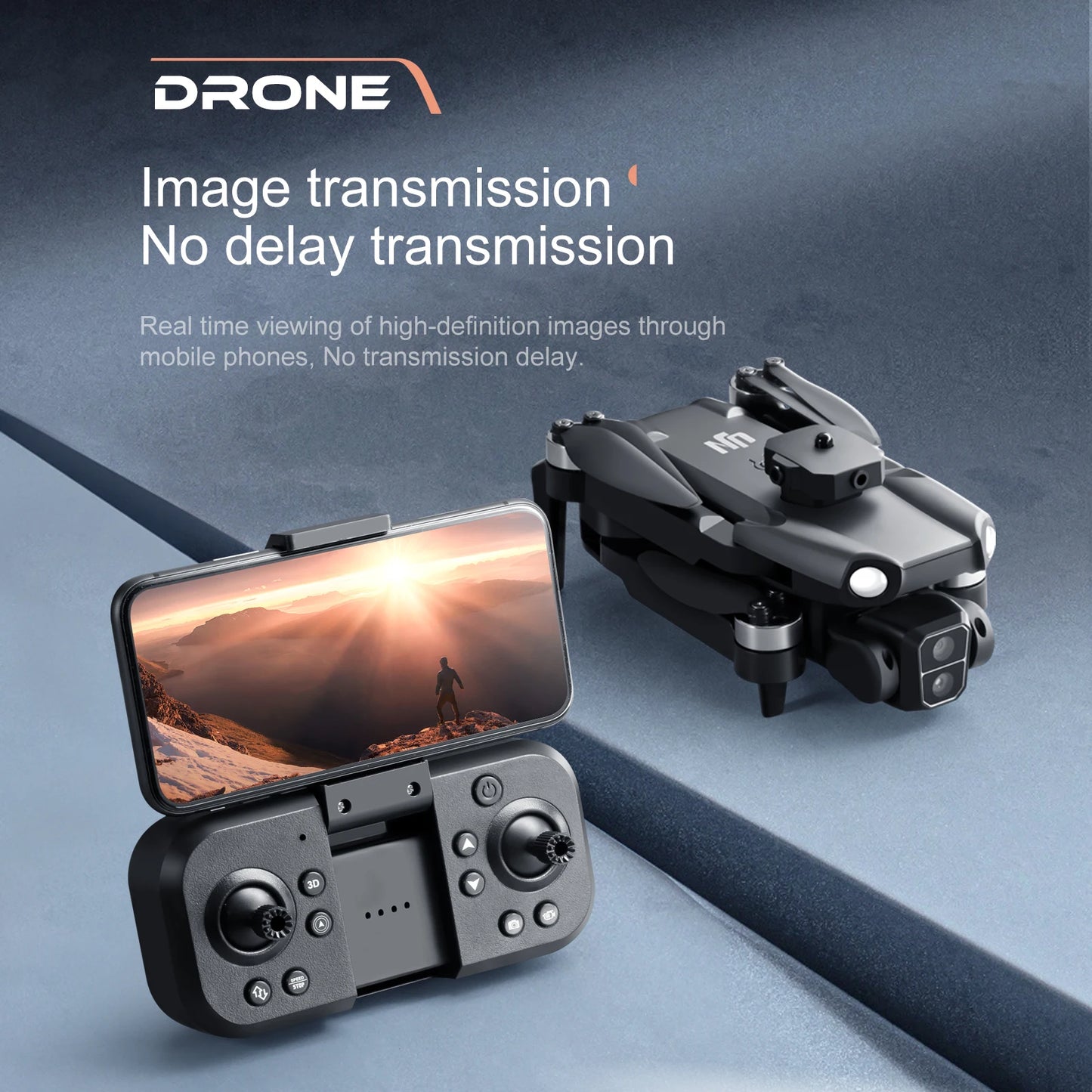 M8 Pro Drone Professional Mini Dron WIFI Optical Flow Localization 3sided Obstacle Avoidance Quadcopter Toy Gift