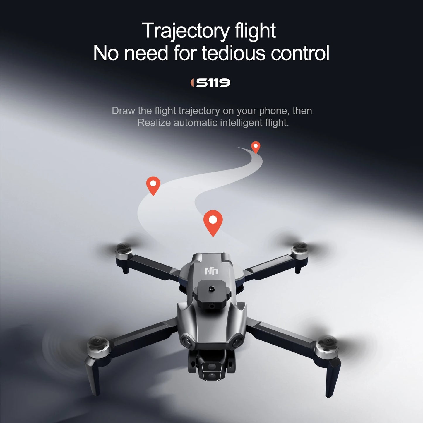 M8 Pro Drone Professional Mini Dron WIFI Optical Flow Localization 3sided Obstacle Avoidance Quadcopter Toy Gift