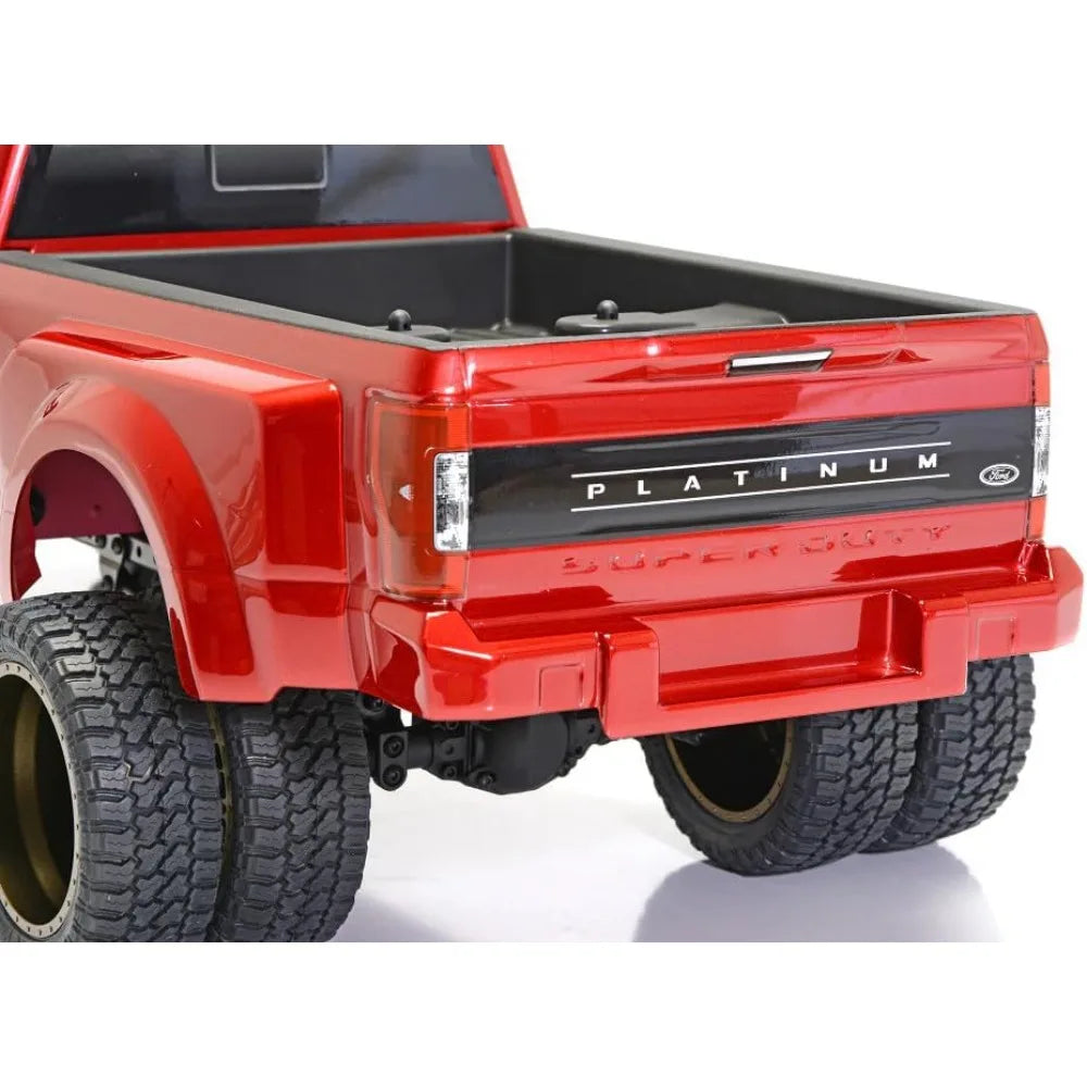 Wheel Edition 4WD RTR Truck, All-Terrain, Water-Proof for RC Hobbyists, Red Candy Apple