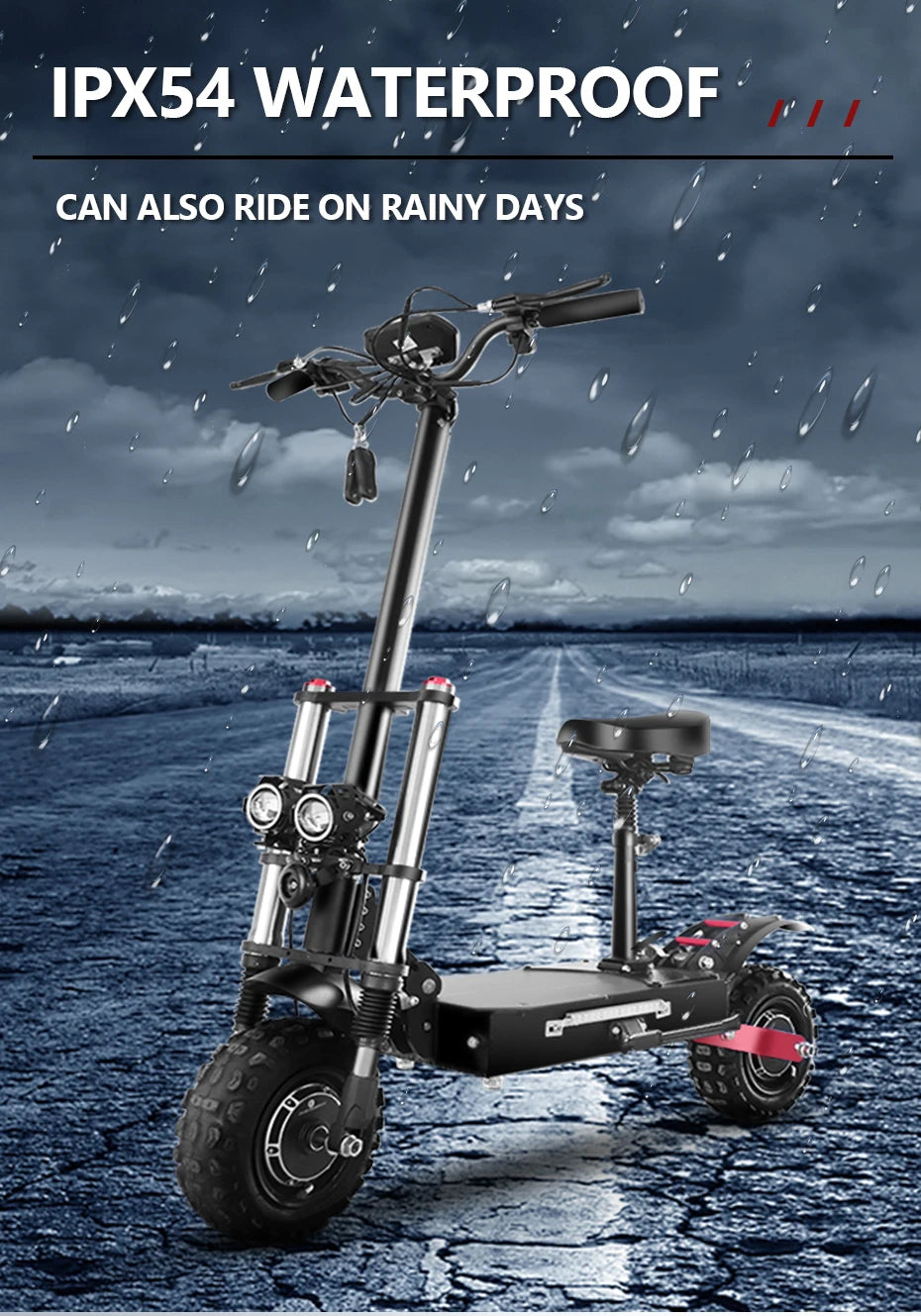 AJOOSOS 2024 X60 X700 X500 Electric Scooter 2400W-5600W Dual Motor Electric Scooters Adults Removable Seat Patinete Eléctricos