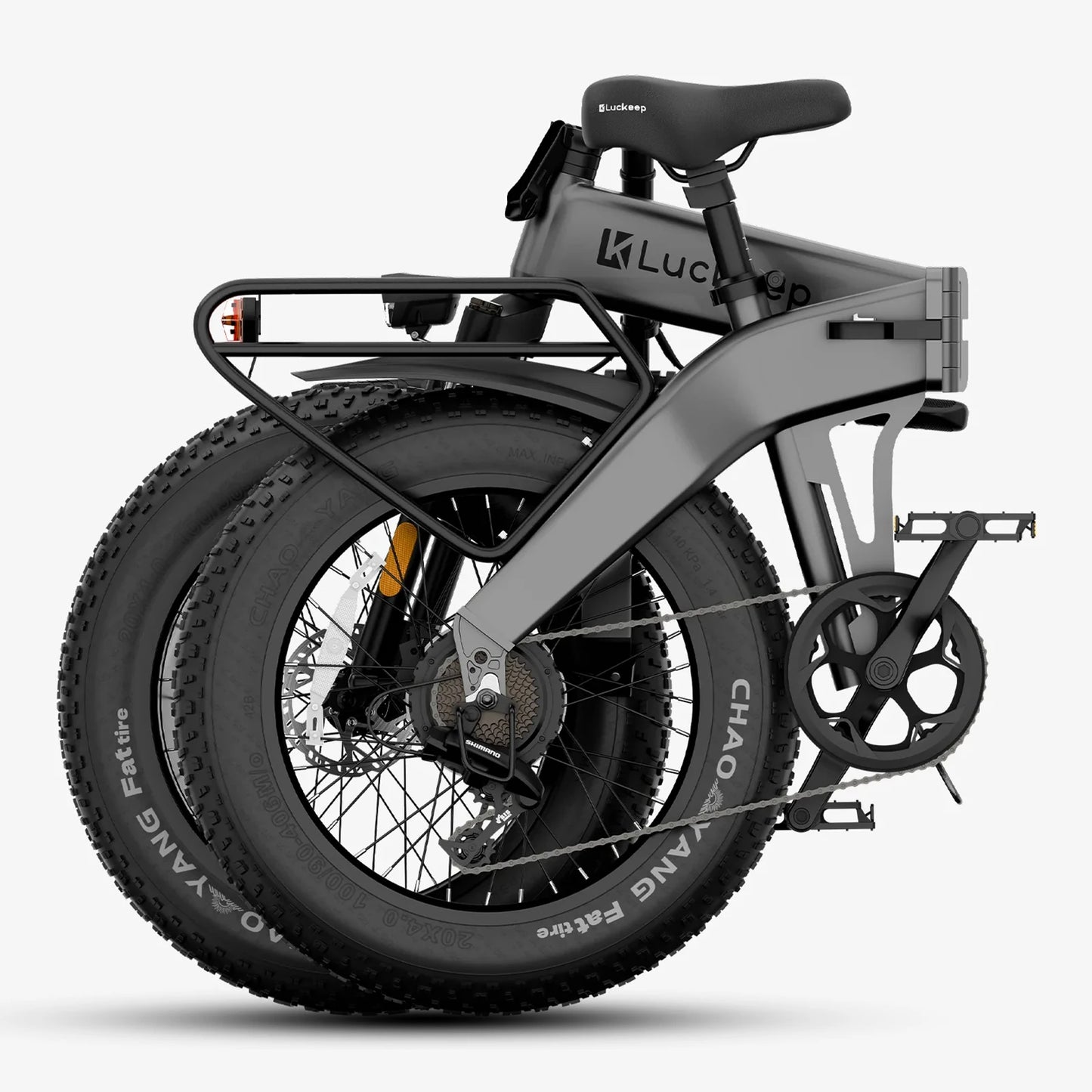 Folding Electric Bicycle 20x4.0" 1400W,28Mph,60Mile,48V 15AH,Urban Commuting Adult Electric Bicycle