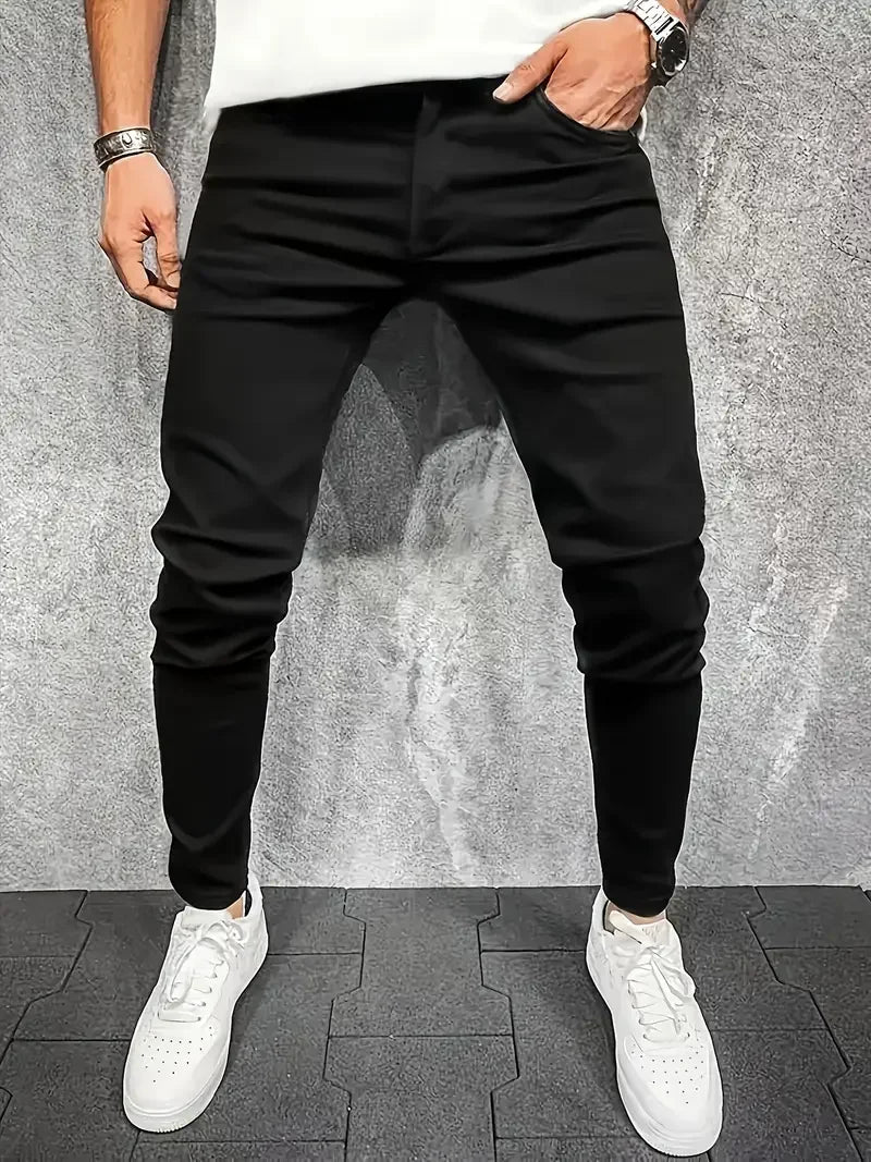 Slim-fit Men'S Washed Jeans