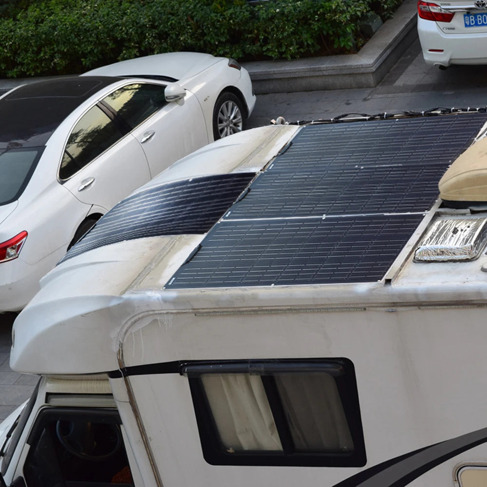 360w 300w 240w 200w 120w Flexible Solar Panel Kit 12v Battery Charger Monocrystalline for Home Boat RV EU USA Ship