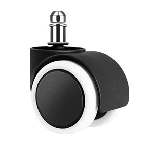 KKTONER Rolling Saddle Stool PU Leather Swivel Adjustable Rolling Stool with Wheels Salon Chair Black