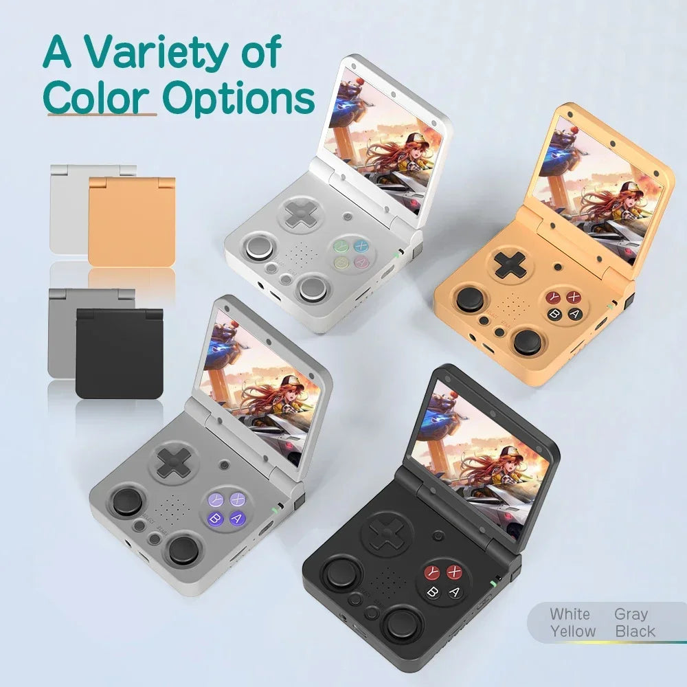 Miyoo Flip V2 Fold Handheld Game Players Consoles Portable Video Game 3.5'' IPS Linux System Retro Game Console Collapsible Gift