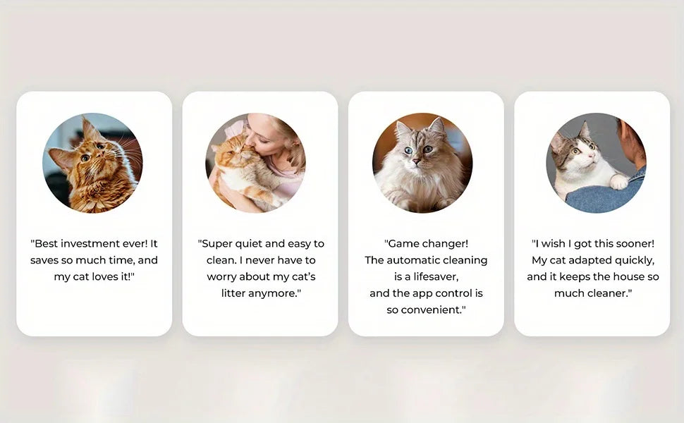Lunapurr Self Cleaning Litter Box,Large Capacity Automatic Cat Litter Box Self Cleaning for Cats, App Control,Safety Protection