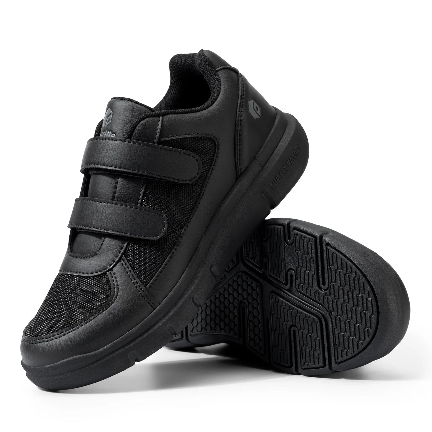 Extra Wide 4E Men'S Diabetic Shoes Senior Causal Shoe Relieve Neuropathy Suitable For Swollen Foot Pain With Arch Support