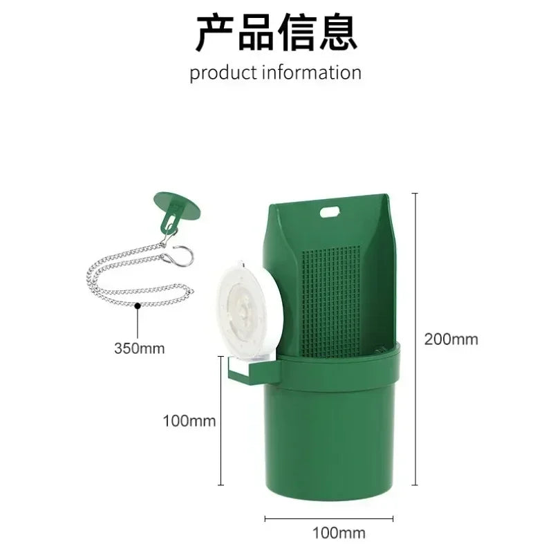 20X10cm Reptile Water Drinker Durable Materials Amphibian Terrarium Feeding Bowl Reptiles Feeder for Lizard Chameleon