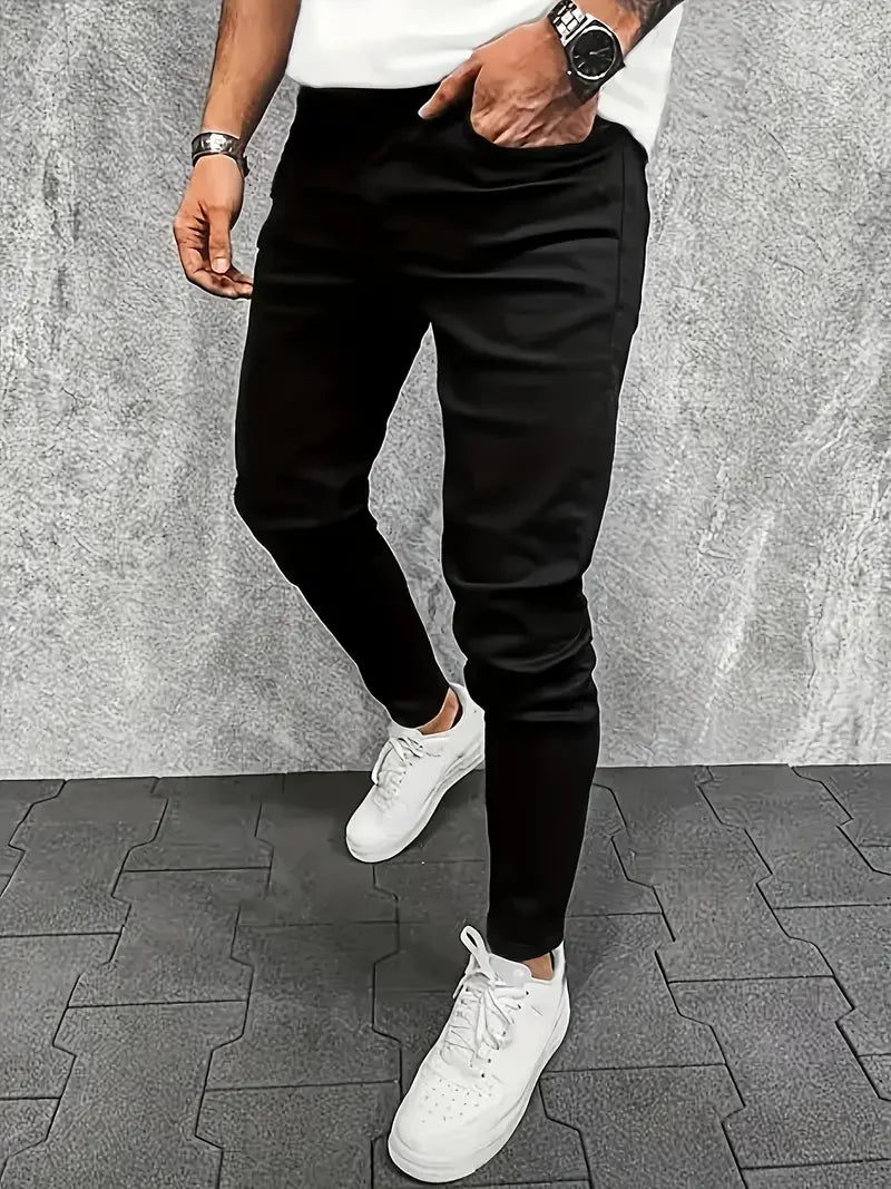Slim-fit Men'S Washed Jeans