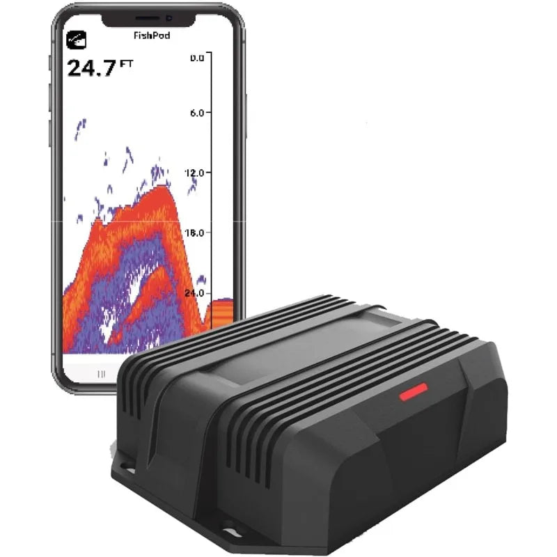 FISHPOD 10BX Boat Mount Bluetooth Fish Finder with AI Technology