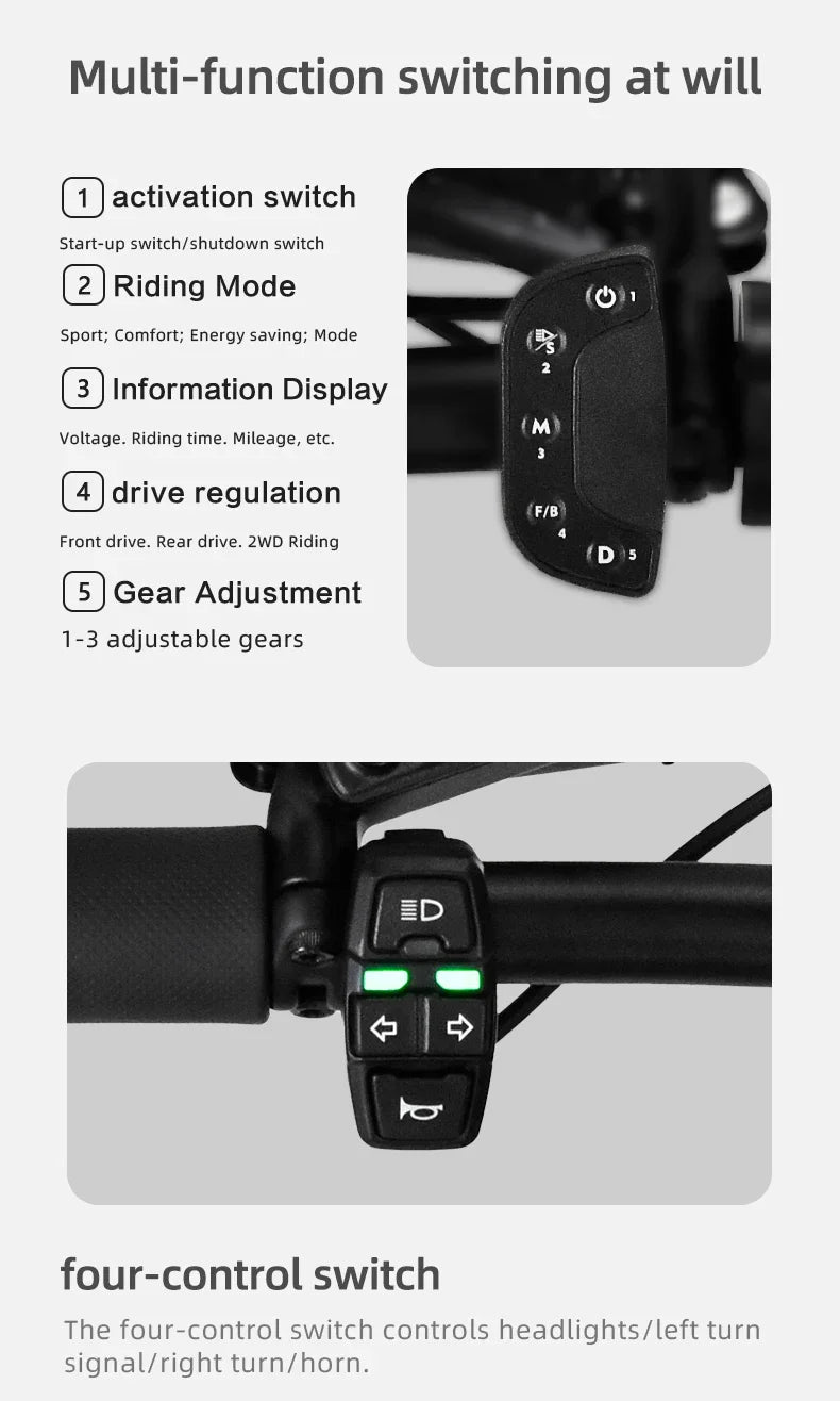 Boyueda S5 Electric scooter 6000WMotor 60v38AH Battery 11 Inch AdultOff-road Escooters 85km/h DoubleDrive Version E-5cooter