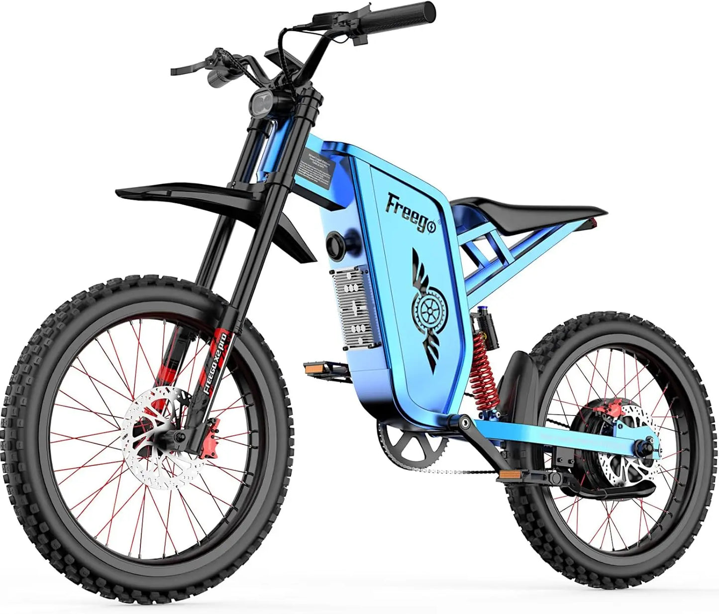 Freego X2 Pro Electric Motorcycle for Adults 6000W Brushless Gearless Motors 30AH Lithium Battery Speed 90Kmh Electric Dirt Bike