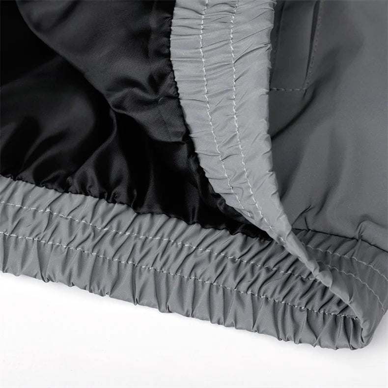 Fashion Men Night Reflective Jacket Stand Collar Splicing Spring Autumn Casual Jacket Bicycle Hip-hop Dance Streetwear Man Coat