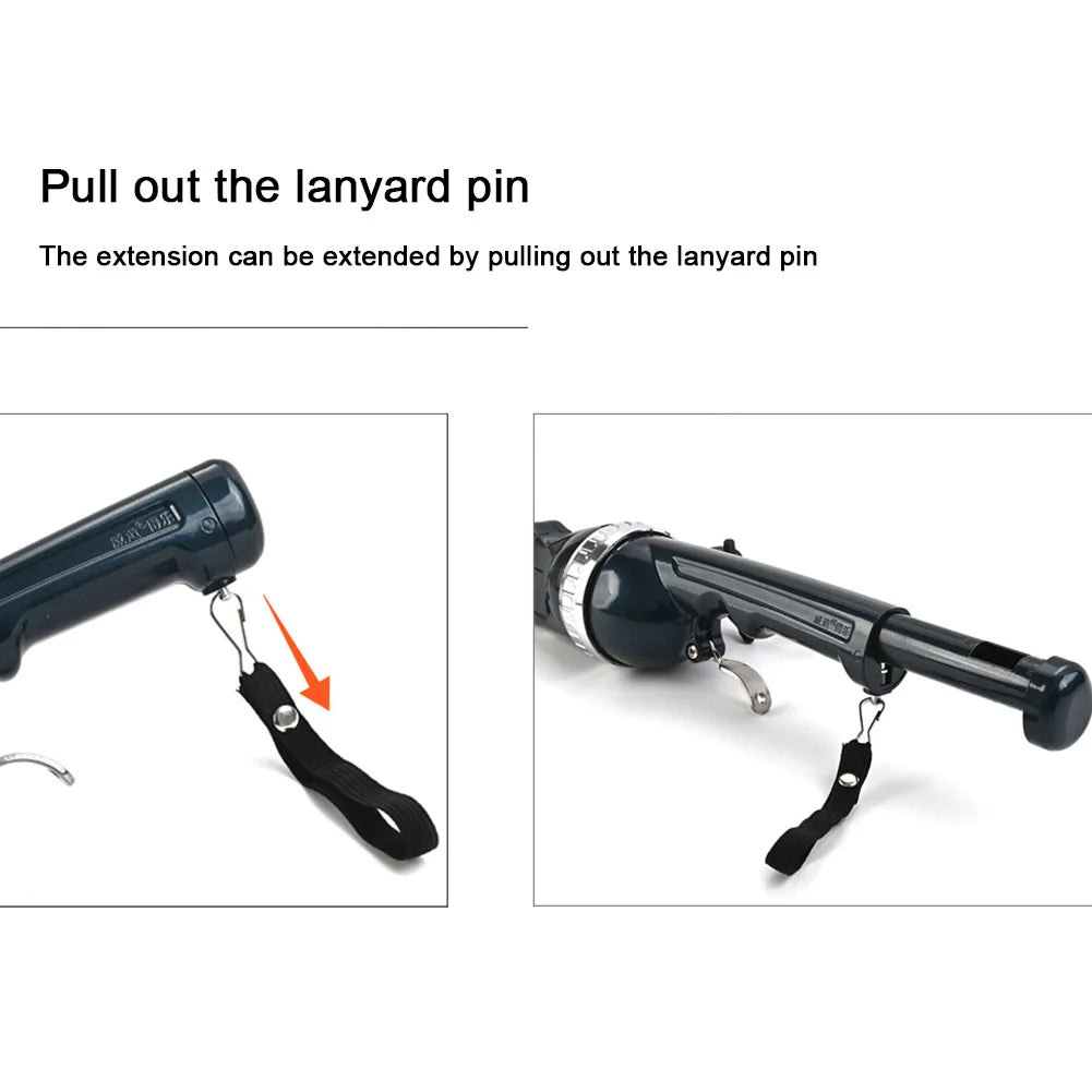 1Set Portable Folding Fishing Rod Telescopic Stainless Steel Fly Fishing Poles with Reel Line Travel Folding Mini Rod for Fish