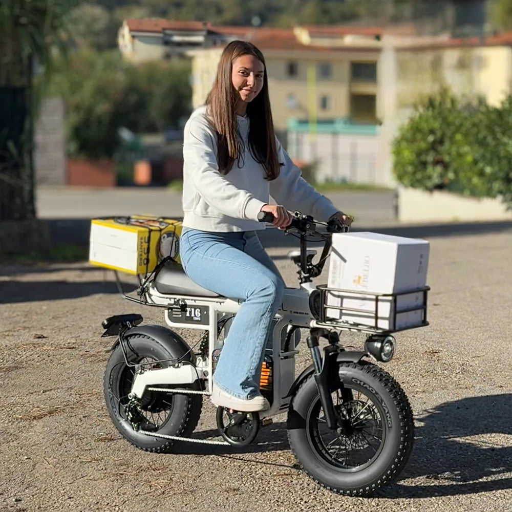 Coswheel Electric Bike T16 Adult 1000W 48V 20AH Removable battery Mountain Ebikes Fat Tire City Commuting Used ebike