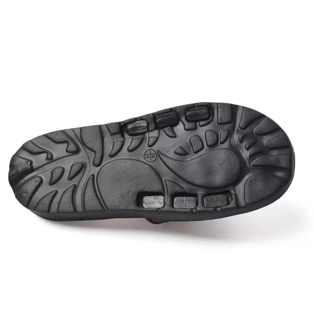 A Pair Of Acupoint Massage Slippers For Both Men And Women, Chinese Style Acupoint Rotating Foot Massage Shoes, Unisex Style