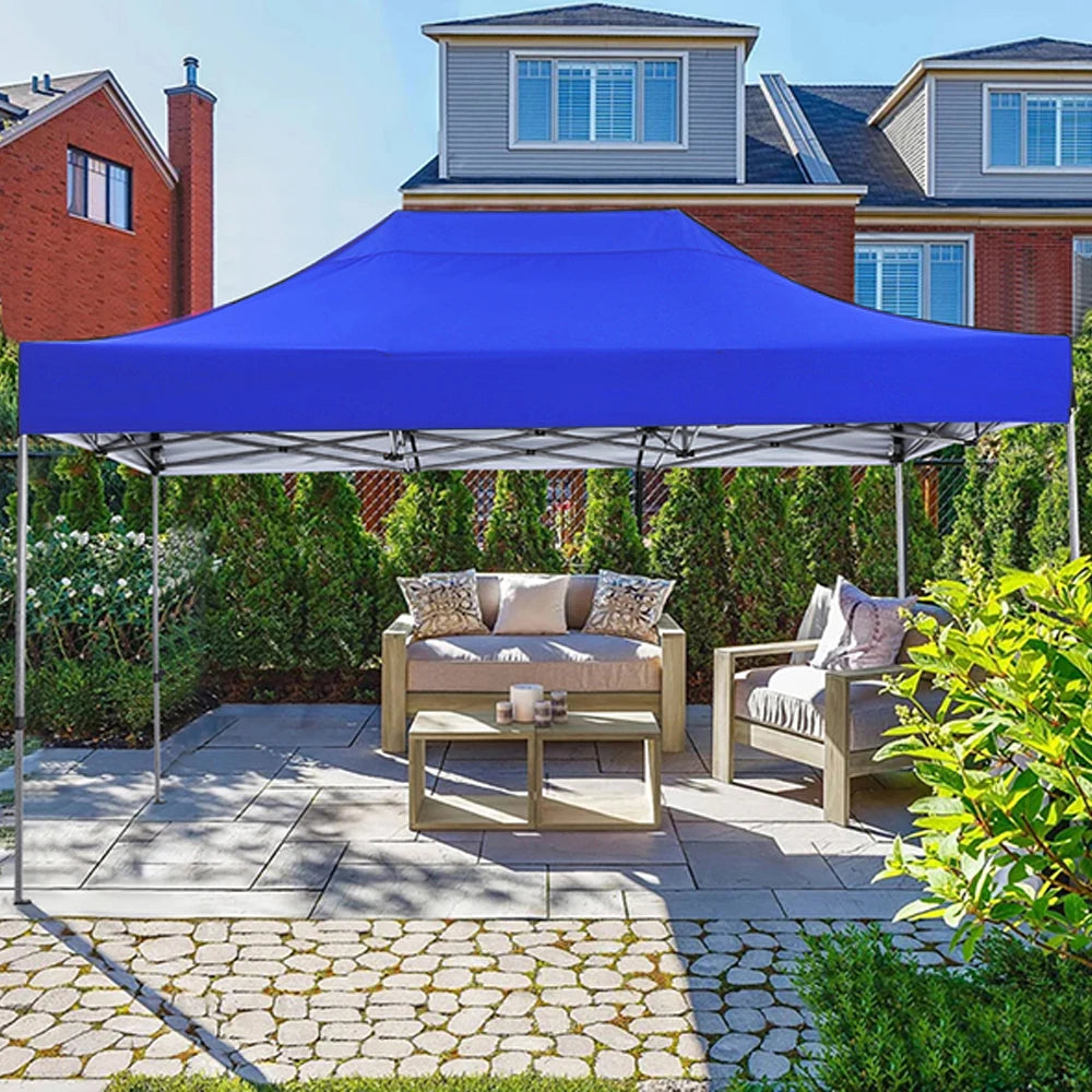 10x15 Heavy Duty Pop up Canopy Tent with 4 sidewalls Commercial Outdoor Canopy Wedding Party Tents for Wedding All Season Gazebo