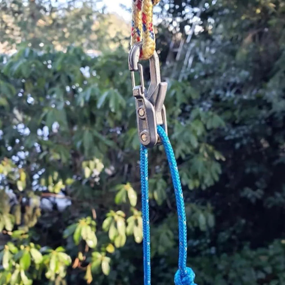 Rope Tension Adjuster Wear Resist Ultralight Tent Guyline Tool Climbing Rope Adjust Equipment for Camping Hiking Multitools