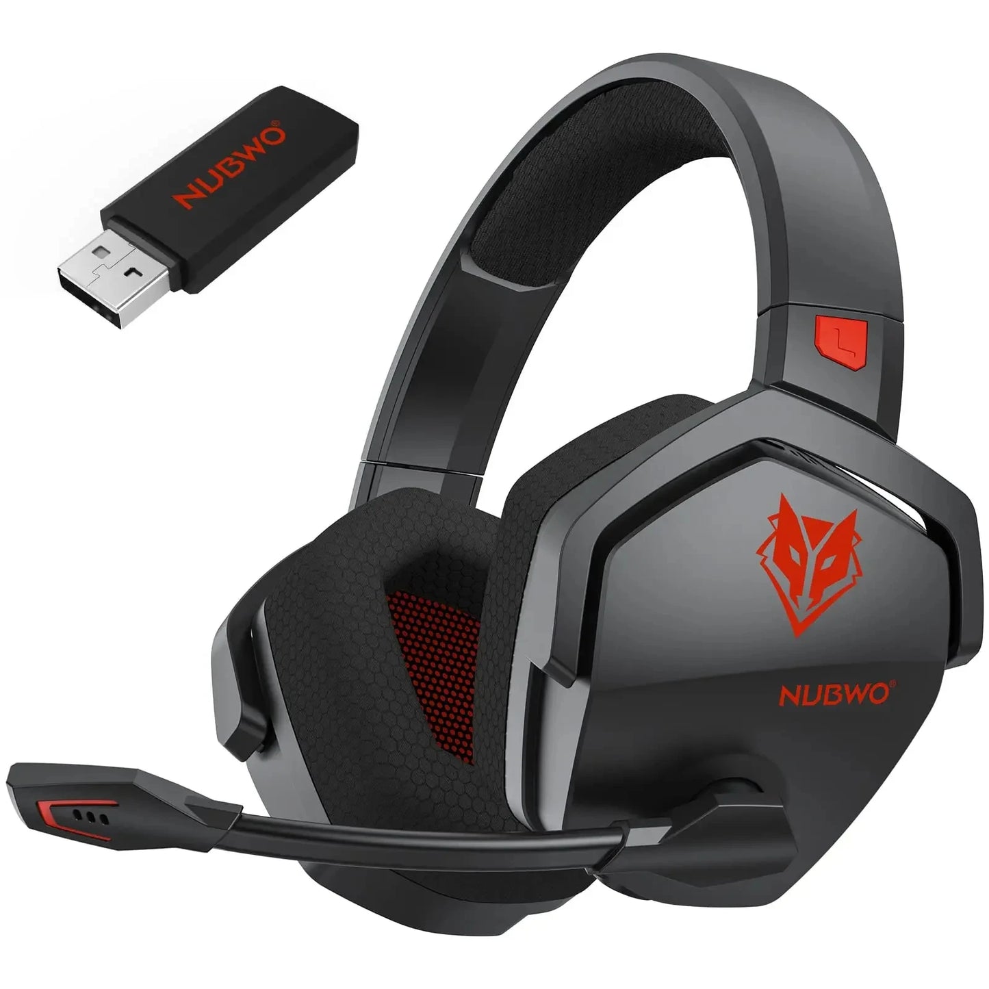 NUBWO G06 2.4G Dual Wireless Gaming Headset 5ms Low Latency