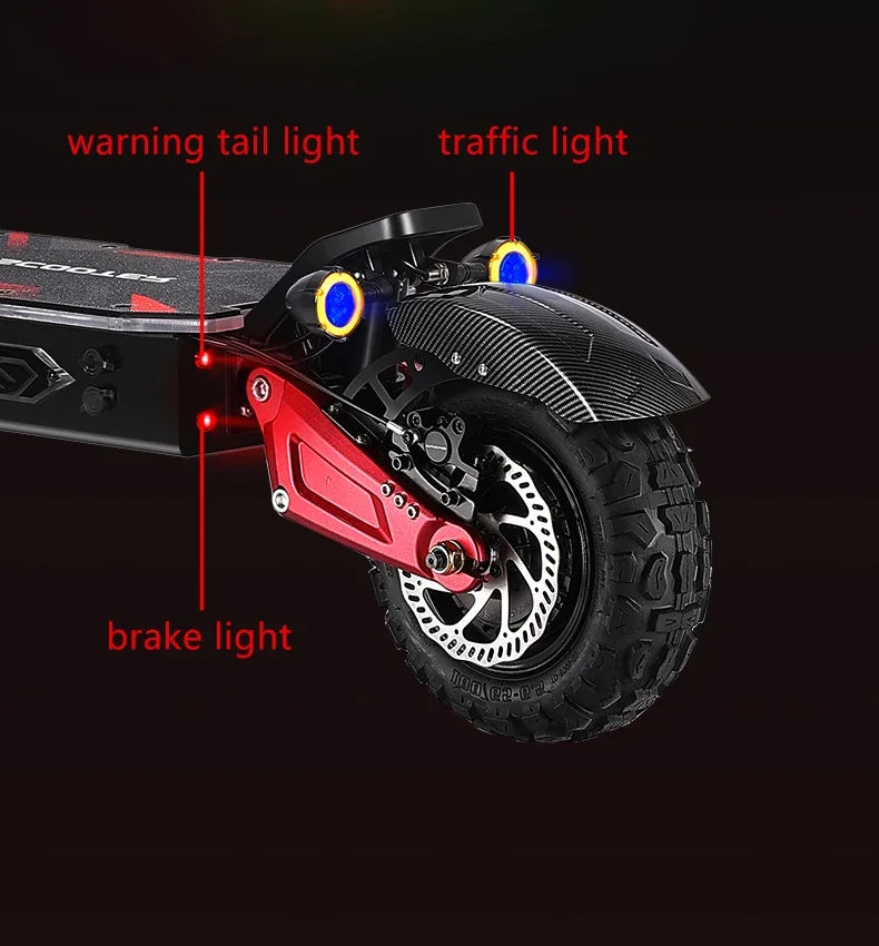 Boyueda S5 Electric scooter 6000WMotor 60v38AH Battery 11 Inch AdultOff-road Escooters 85km/h DoubleDrive Version E-5cooter