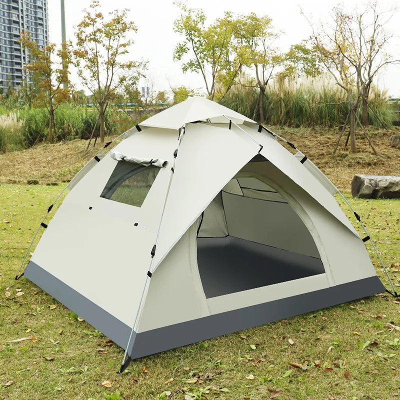 Fully Automatic Camping Tent Lightweight Sunshade Tent Waterproof Quick Open Tent for Hiking Backpacking Camping