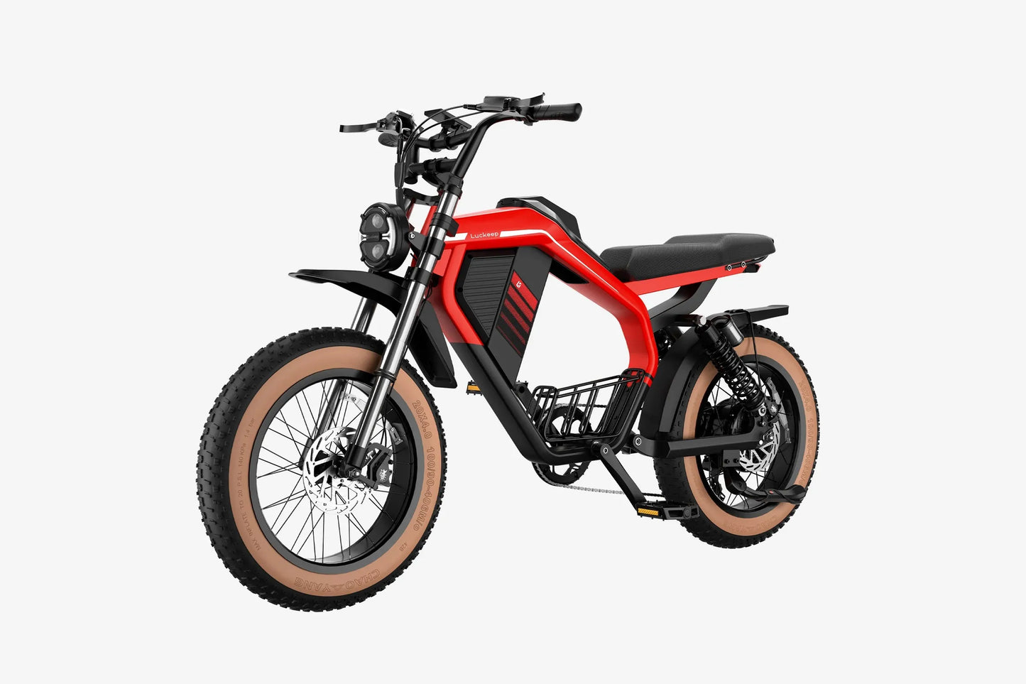 Electric Off-Road Bike Luckeep M5 Max 20x4" 2000W,37.5Mph,80Mile,52V 20Ah,7 Speed, Wide Tire All Terrain E-Bike,New