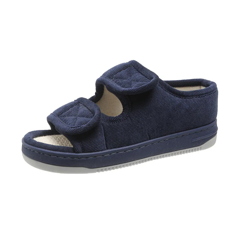 Diabetic Sandals Open Toe Diabetic Shoes Adjustable Walking Sandals Breathable Orthopedic Footwear for Women and Men