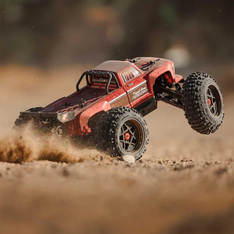 Truck Outcast 4X4 4S BLX 1/10TH 4WD Stunt Truck RTR (Battery and Charger Not Included), Red, ARA4410V2T4