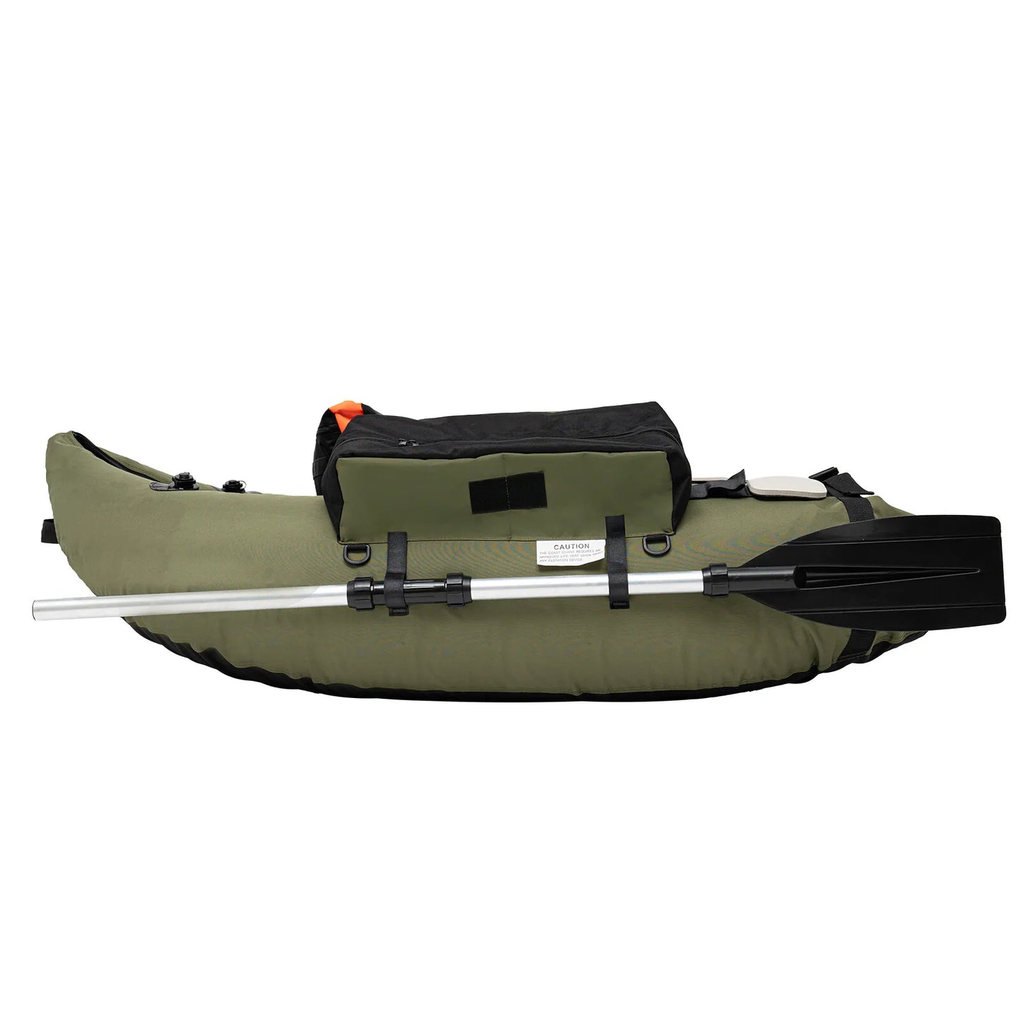 Outdoor Inflatable Fishing Boat Adjustable Backrest 130kg/286.6lbs Load
