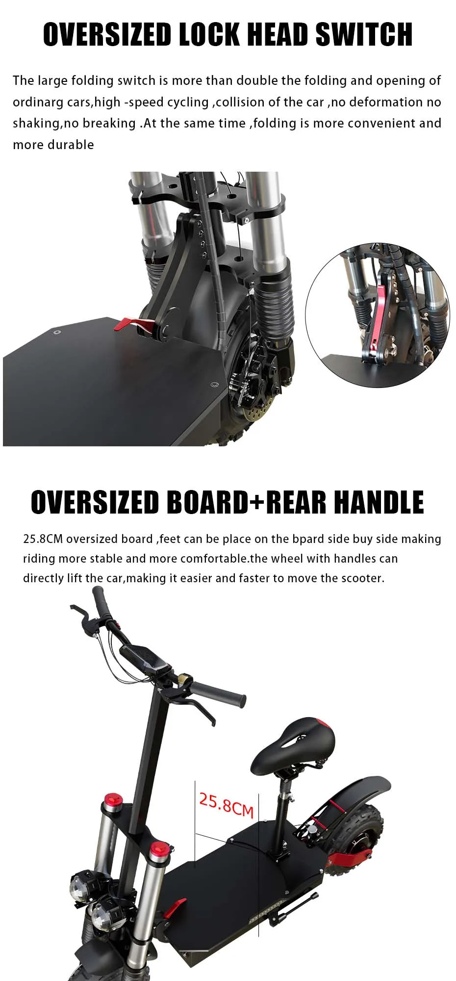 AJOOSOS 2024 X60 X700 X500 Electric Scooter 2400W-5600W Dual Motor Electric Scooters Adults Removable Seat Patinete Eléctricos