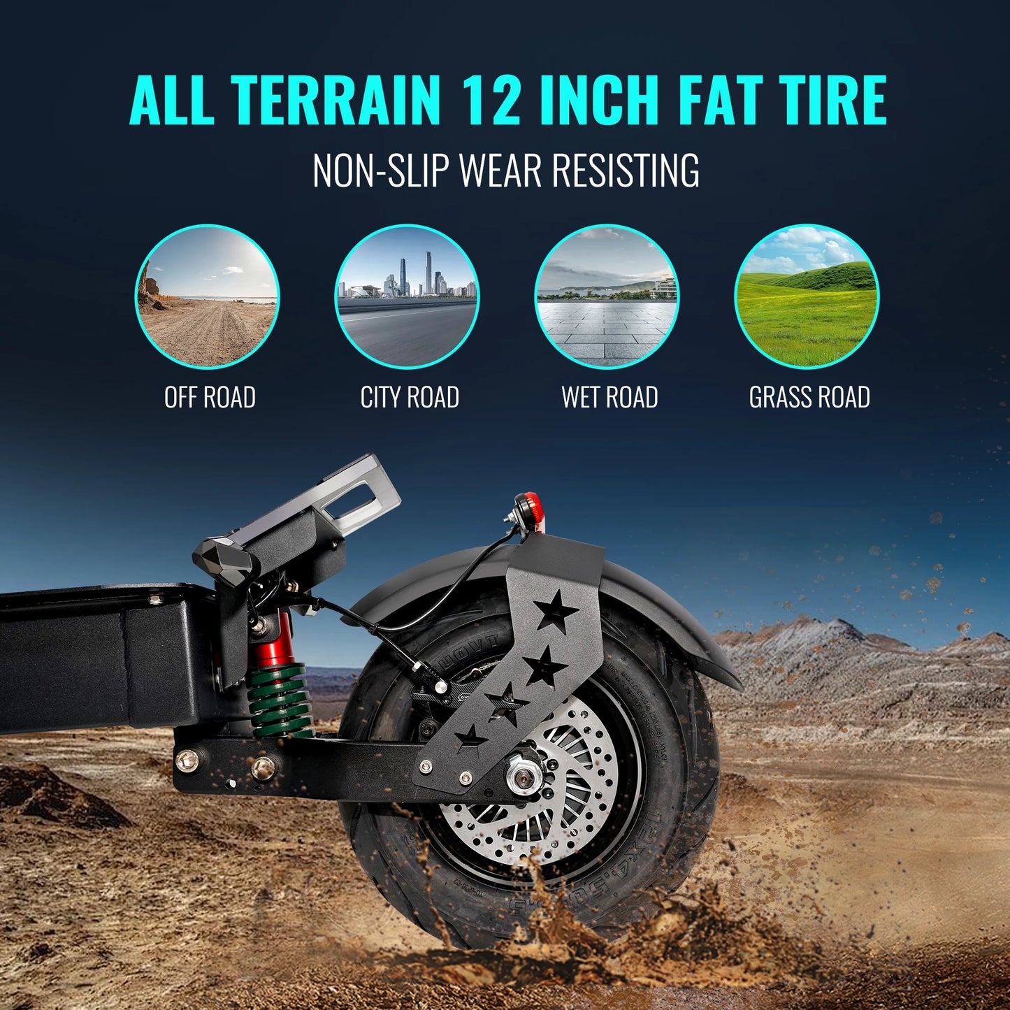 FREE GIFT ADULT ELECTRIC SCOOTER 60V 6000W SPEED DUAL MOTOR 65 MILES RANGE