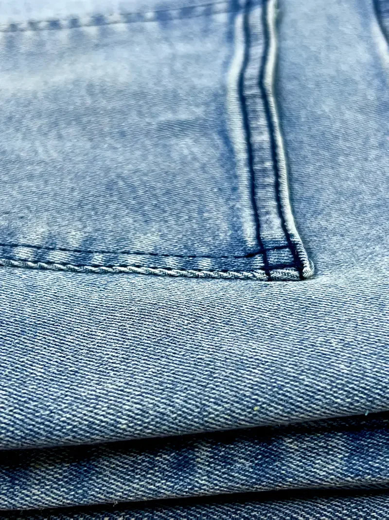 Men's Slim Fit Ripped Jeans, Casual Street Style with Medium Stretch Denim, Light Blue Distressed Design, Versatile for All Seas