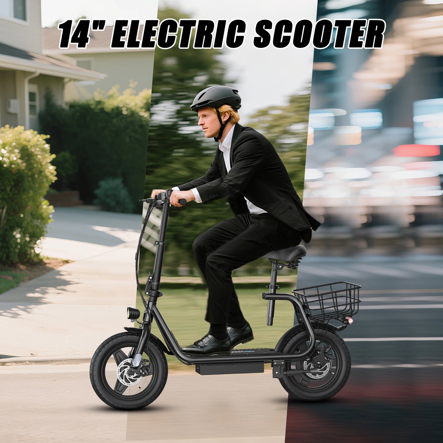 VARUN P7 Adult Electric Scooter 750W Motor 48V10.4AH Battery City Escooter 14 Inch Tire Foldable E-Scooter