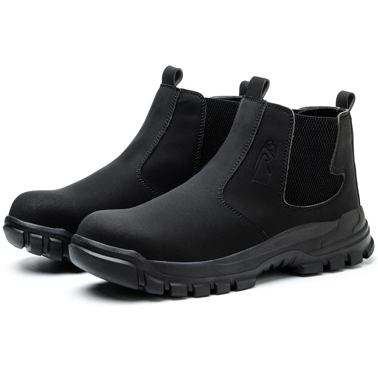 Waterproof Men's Safety Work Boots Steel Toe Shoes Anti Impact And Anti-Puncture Outdoor Adventure Hiking Protective Boots