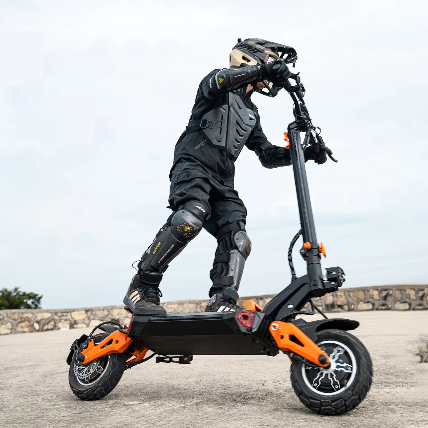 Powerful Dual Motor Electric Scooter for Adults 6000W, 55Miles Range, 11'' Off-road Tires, Fast Electric Scooter 50Mph