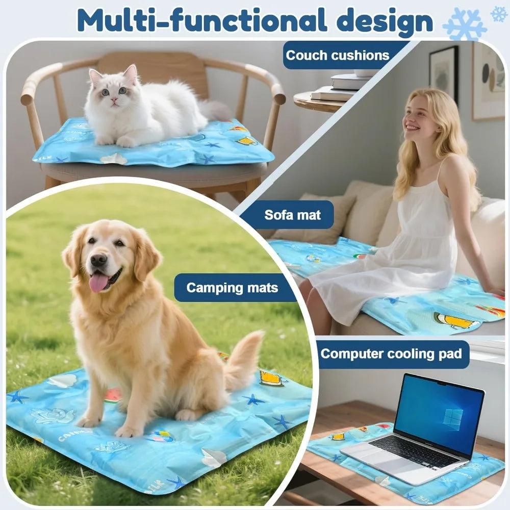 Pet Cooling Mat for Dogs and Cats(15.75"x19.69")