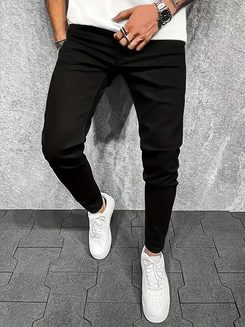 Slim-fit Men'S Washed Jeans
