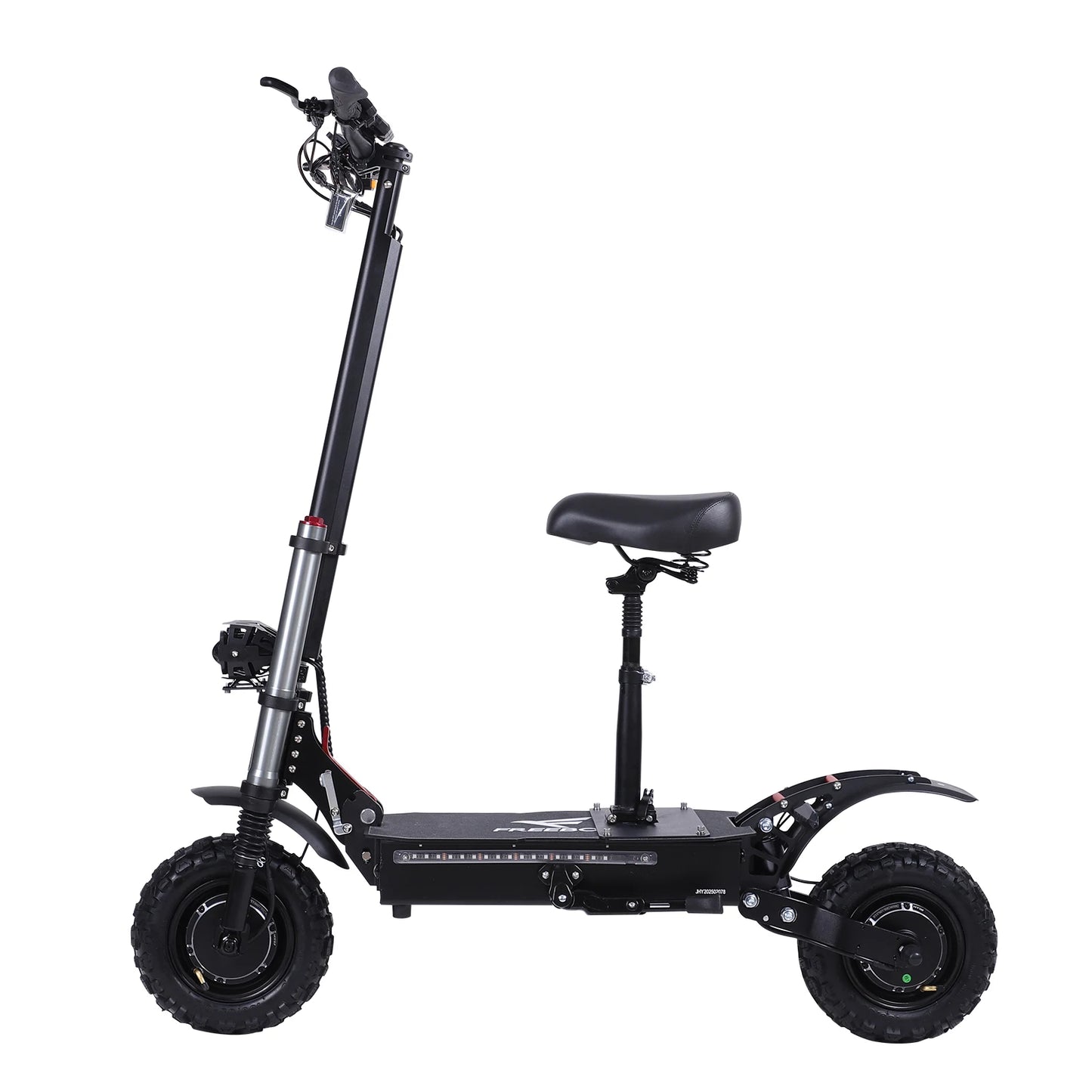 Portable Electric Scooter With 11'' Off Road Vacuum Tire,6000W 60V 38Ah High Power,Max Speed 80-85KMH,Dual Motor Drive E-scooter