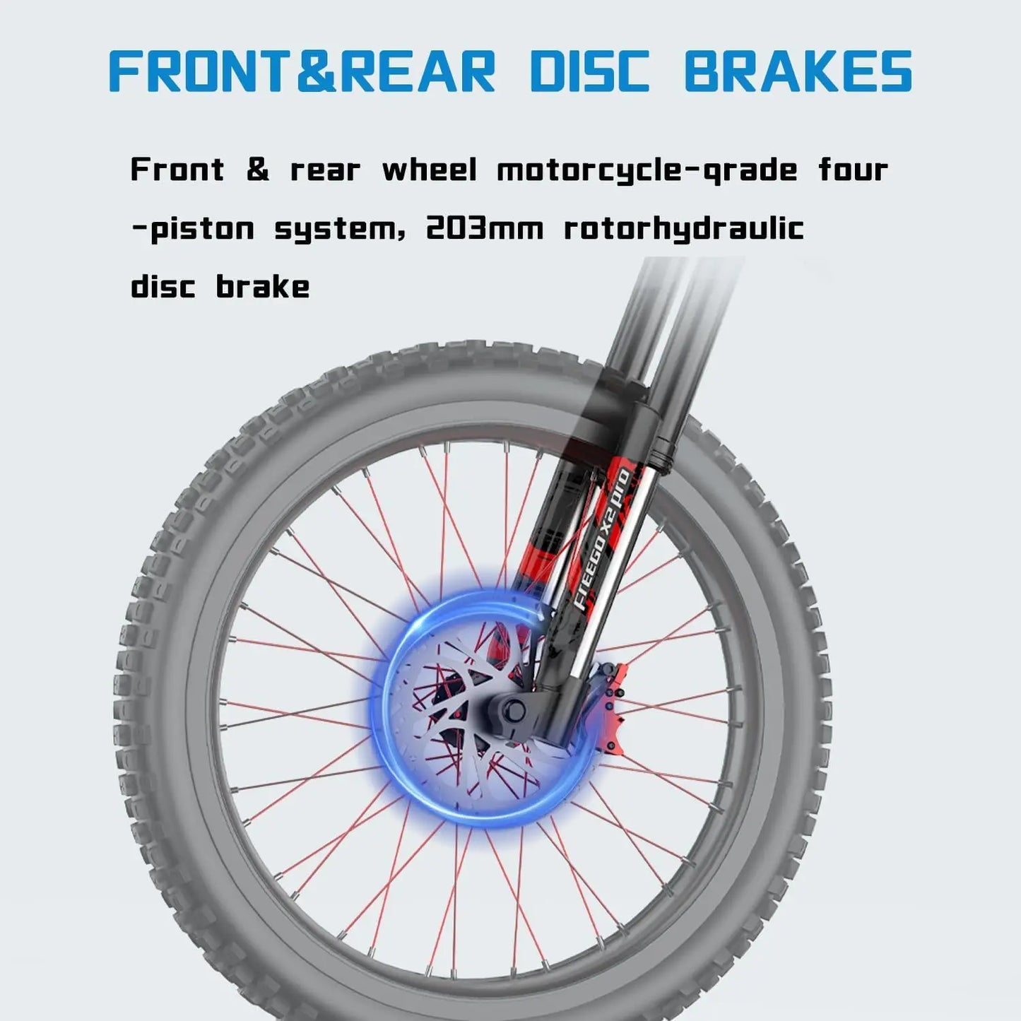 Freego Electric Dirt Bike for Adults X2 Pro Electric Motorcycle 6000W Motor 1800wh Battery Full Suspension 50MPH off-road E-Bike