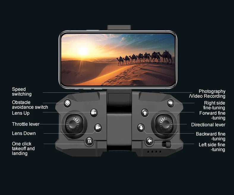 M8 drone, 8K camera intelligent obstacle avoidance, optical flow positioning precise hovering shooting,
