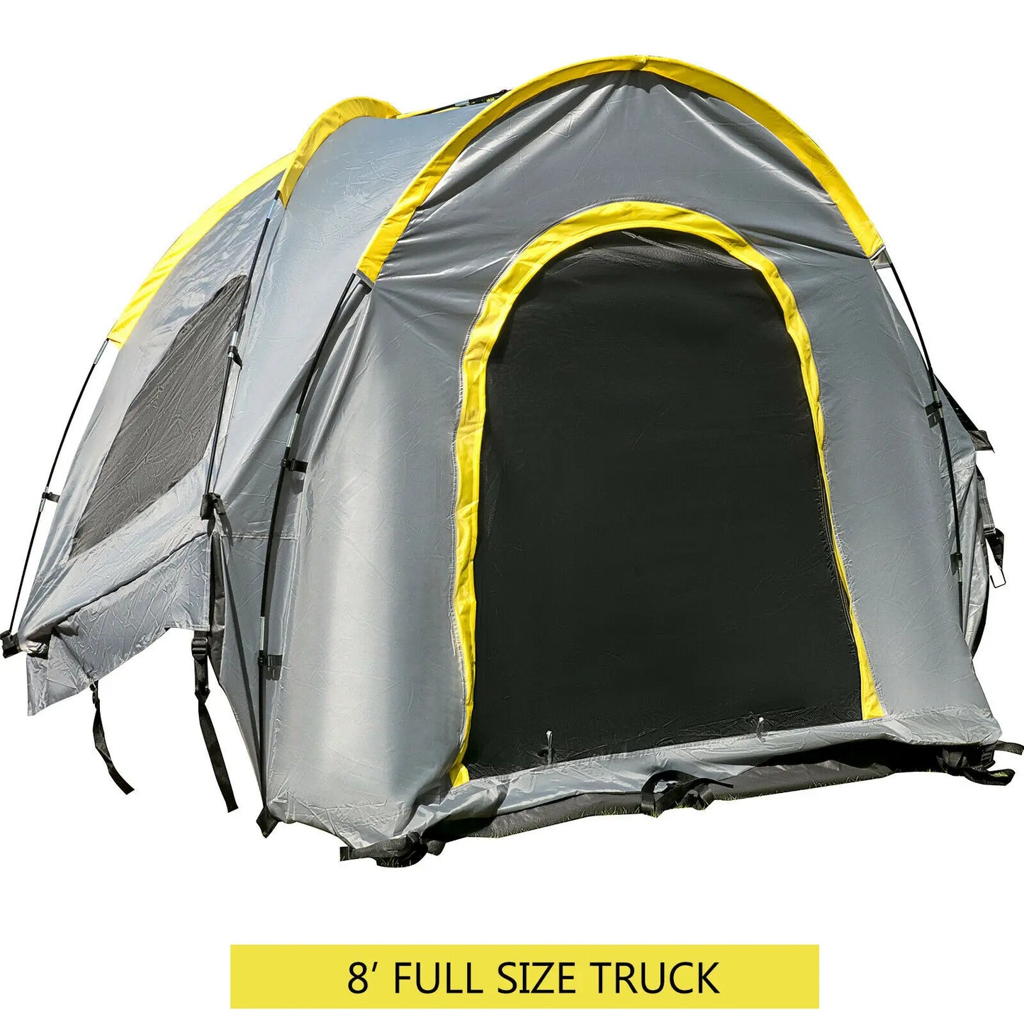 SucceBuy 5-8 FT Waterproof Truck Tent Car Accessories Bed for Full/Mid Size Truck 2-Person Sleeping Capacity for Camping Hiking