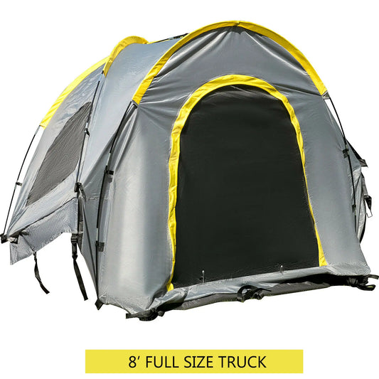 SucceBuy 5-8 FT Waterproof Truck Tent Car Accessories Bed for Full/Mid Size Truck 2-Person Sleeping Capacity for Camping Hiking