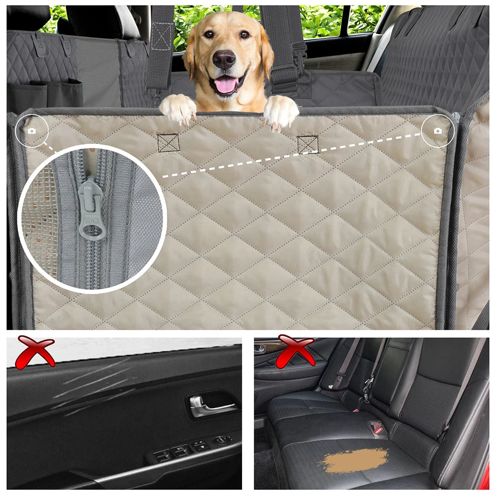 PETRAVEL Dog Car Seat Cover Waterproof Pet Travel Hammock